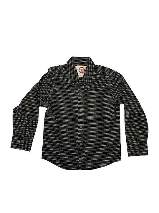 Joyce Kids Shirt Long Sleeve Black