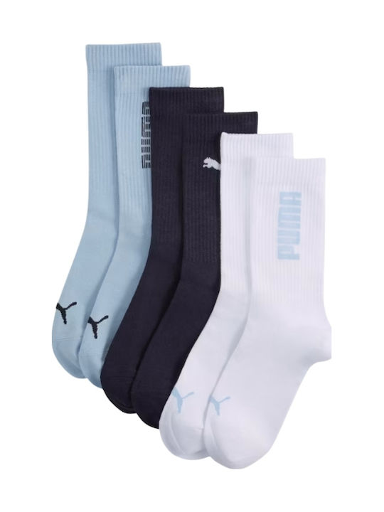 PUMA Αθλητικές Κάλτσες Πολύχρωμες 3 Ζεύγη