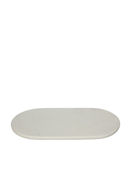 Marble Oval Decorative Tray 29.5x15x1.5cm
