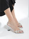 Leder Pumps Weiß