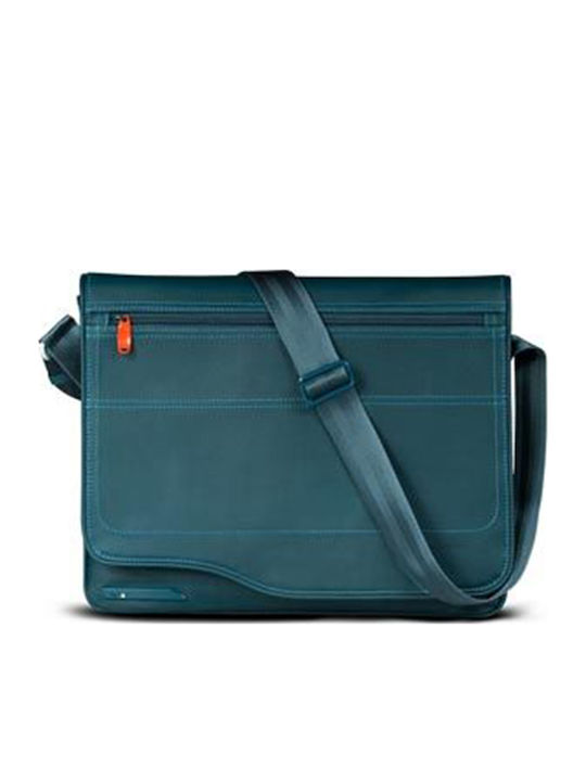 Be Z Macbook 13'' Le Reporter Kingfisher Водоустойчива Чанта За Рамо Синьо Зелено