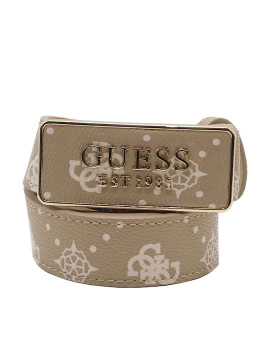 Guess Γυναικεία Ζώνη Μπεζ