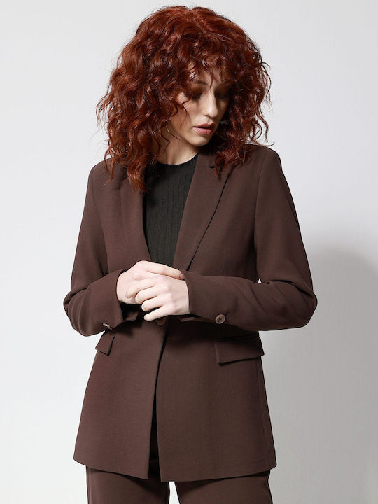 Tresor Blazer pentru femei Sacou Brown