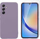 Redshield Back Cover Silicone / Tempered Glass Purple (Galaxy A34)