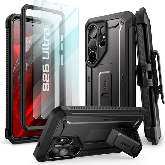 Supcase Unicorn Beetle Pro 360 Full Cover Tempered Glass / Plastic / Silicone 1.5mm Black (Galaxy S26 Ultra)