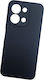 Naxius Umschlag Rückseite Silikon 1.8mm Schwarz (Poco C85)