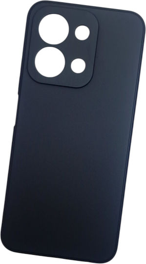 Naxius Umschlag Rückseite Silikon 1.8mm Schwarz (Poco C85)