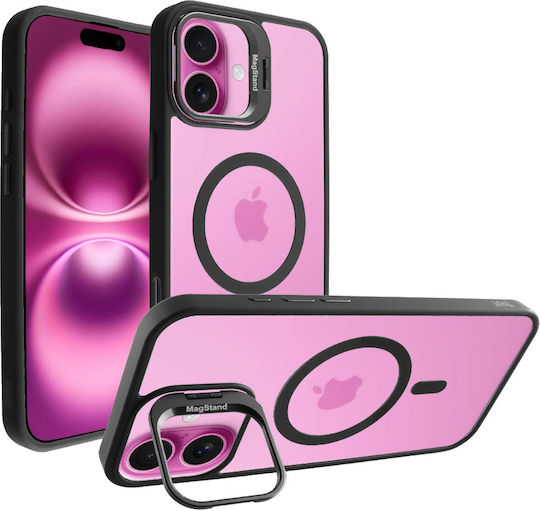 Idol 1991 Magstand Umschlag Rückseite Silikon Transparent (iPhone 16 Plus)