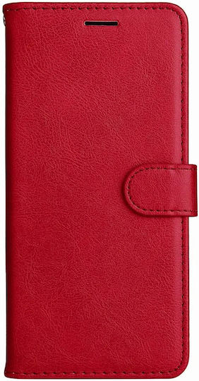 Book Leather / Plastic Red (Samsung all Book type models)