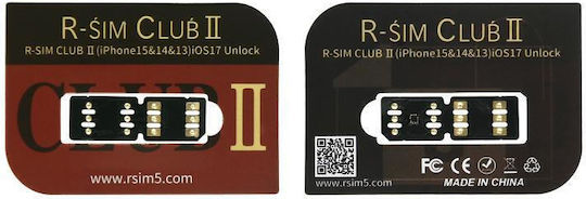 R-Sim Club 2 Unlock Card iPhone Series iOS18