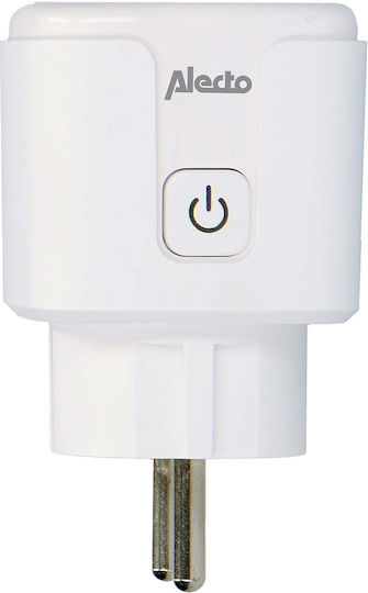 Alecto Смарт Wi-Fi Контакт Smart-plug10 16A 3680W Бял