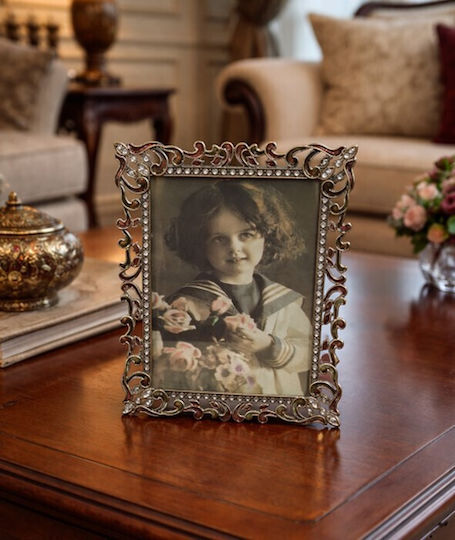 Inart Marian Metal Picture Frame with Bronze Frame