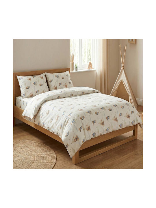 Pucioasa Conținut set Husă de pilotă pentru copii Super King Cream 220x240cm