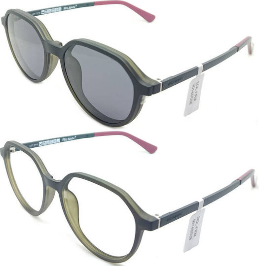 Γυαλιά Οράσεως Solano Clip-on Cl90148 C Περιλαμβάνεται Πρόσθετο Ηλίου