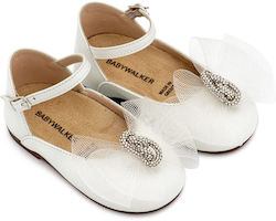 Babywalker Pantofi De Botez Din Piele Balerine ...