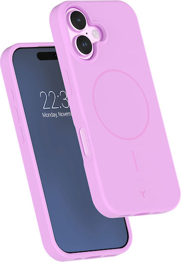 Force Case Magsafe Case Iphone 17 In Ultra-resistant Silicone 2m Light Purple