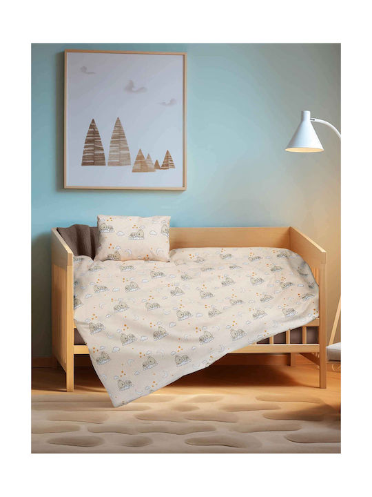 Madi Seturi de cearșafuri pentru bebeluși Pentru Patut Bumbac Bej 70x120buc