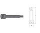 1'' Impact Socket Head External Hex Profile One Piece Length 100 Mm 17