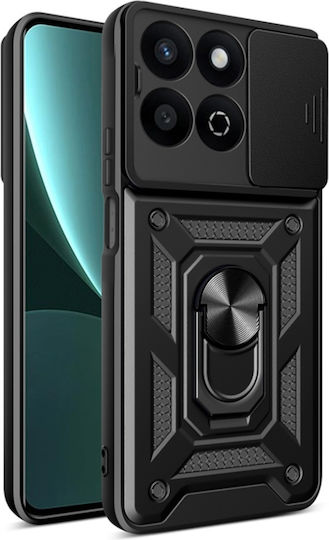 Magnetic Umschlag Rückseite Schwarz (Honor 200 Smart)