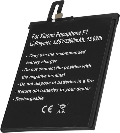Avizar Li-polymer 3.85v Battery Xiaomi Pocophone F1 Compatible Bm4e Black