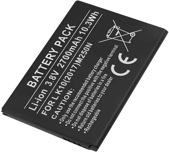 Avizar Battery Lg K10 2017 Li-ion 3.8v 2700mah 10.3wh Black
