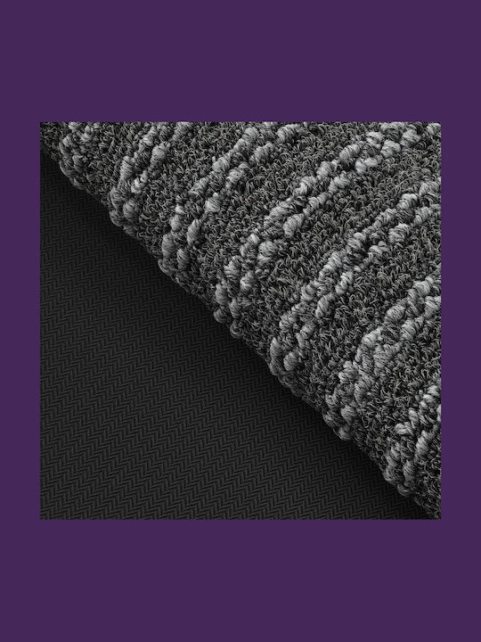 Covor de Intrare Antiderapant Negru 90x60buc
