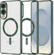 Techsuit Luxury Crystal Umschlag Rückseite Tran...