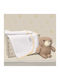 Baby Oliver Muslin Beige Burp Cloth 40x60cm