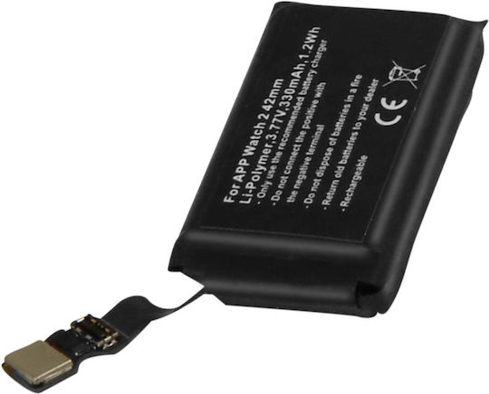 Avizar Baterie de Înlocuire Apple Watch 2 42mm Li-polimer 3.77v 330mah 1.2wh Neagră