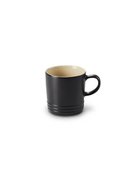 Le Creuset Κούπα Κεραμική Μαύρη 350ml