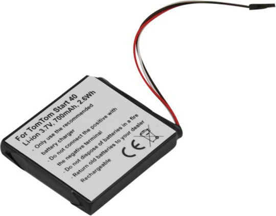 Avizar Batterie Tomtom Start 40 Europe GPS Zubehör Li-ion 3.7v 700mah 2.6wh Schwarz