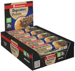 Papadopoulou Digestive Maxi Batoane Proteice cu Aromă de Ciocolată Neagră 10x50gr