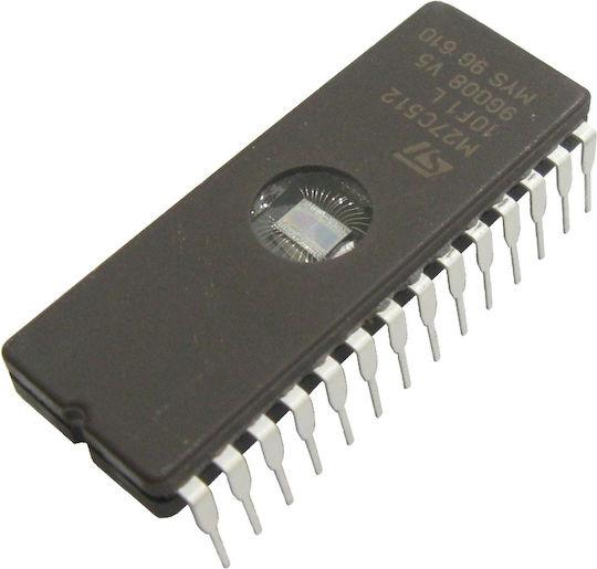 27c512 M27c512-10f1 UV Eprom 64kx8 512kbit 64kbytes 100nsec Integrierte Schaltkreise - IC