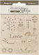 Chipboard Stamperia 14x14cm Baby Αξεσουάρ