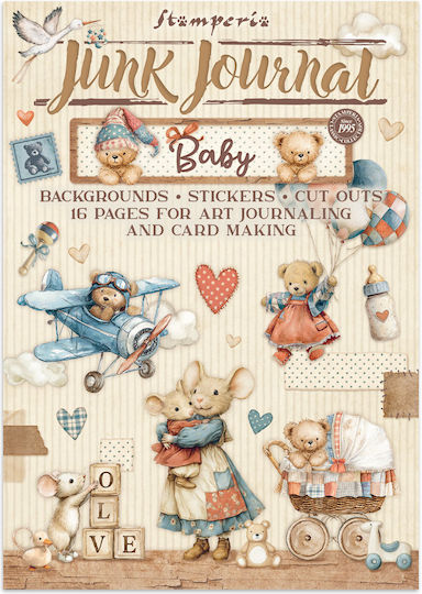 Junk Journal Stickers Cut-outs Backgrounds Baby