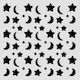 Thick Stencil Stamperia 12x12cm Baby Sun Moon