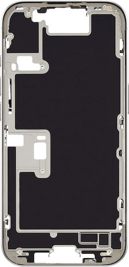 Clappio Central Chassis Compatible Iphone 16 Pro Precise Secure Fit White