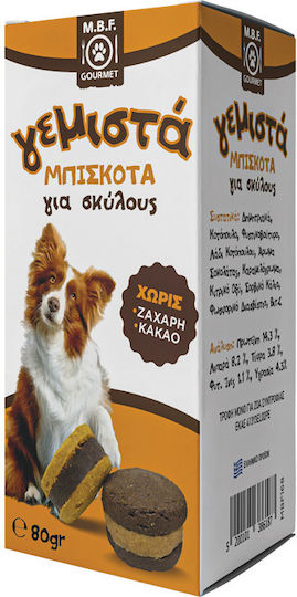 M.b.f Gourmet Gefüllte Hundeleckerlis 80gr Einfarbig