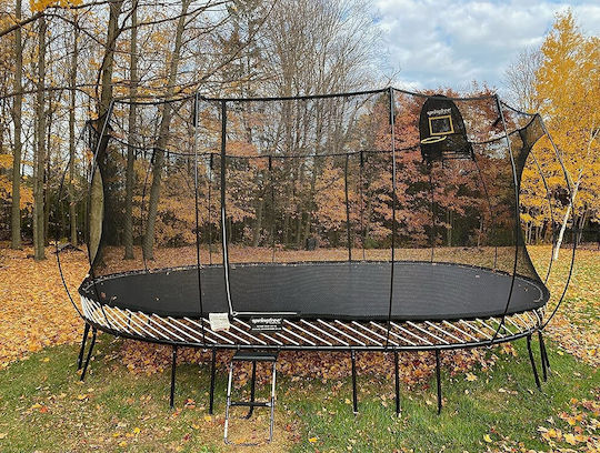Springfree Jumpo Oval Батути На Открито 570x380см с Предпазна Мрежа