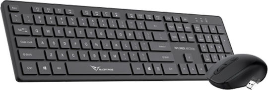 Alcatroz Xplorer Air 3300 Kabellos Tastatur & Maus Set Englisch US
