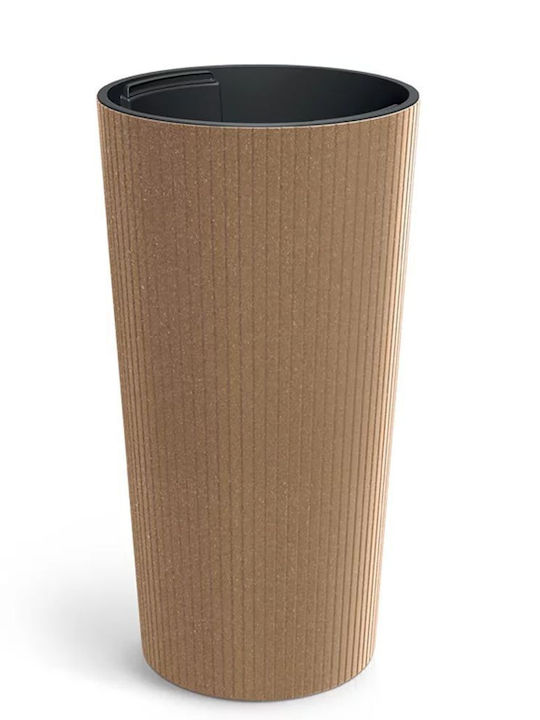Iliadis Slim Eco Übertopf Kunststoff Mehrfarbig 30x30x57.5εκ.