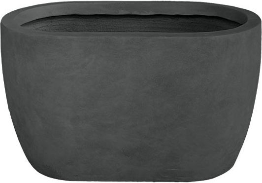 Marhome Ζαρντινιέρα Τσιμεντένια Μαύρο 58x34x32εκ.