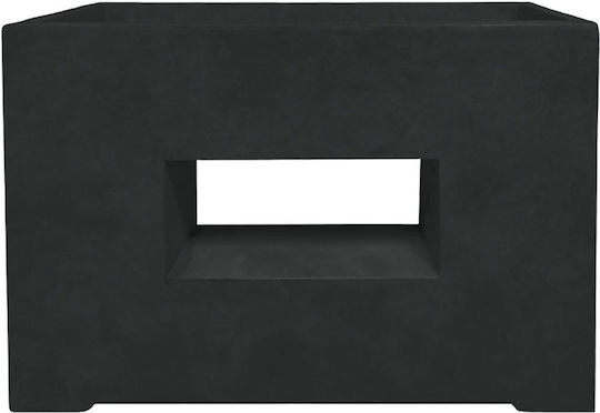 Marhome Planter Box Concrete Black 75x28x53.5cm.