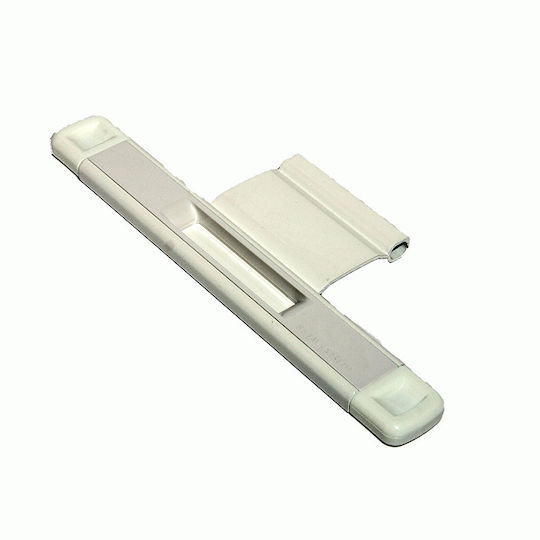 Cal Doublex-Classic Aluminium Schiebetürschloss Mit Schlüssel Nr3 Weiß