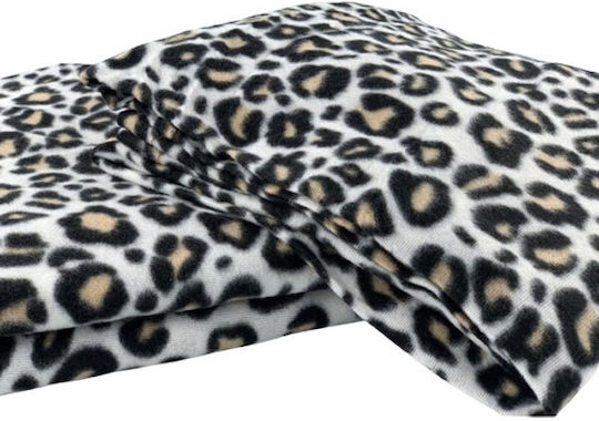 SpitiBazaar Pătură Fleece Extra-dublă 220x240cm Alb
