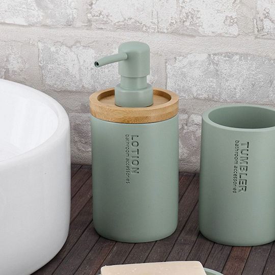 Dispenser από Bamboo Πράσινο 280ml
