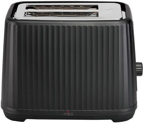 Mics MC02TB25G Toaster 2 Schlitze 1150W Schwarz