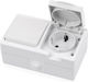 Lineme Power Socket White 1pcs