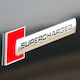 Car Emblem Model Supercharged 3d Relief Size 10 X 1 Cm