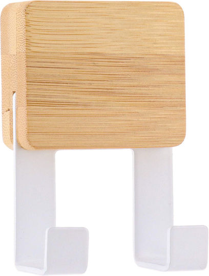 με Αυτοκόλλητο ​6x3.5cm Λευκό